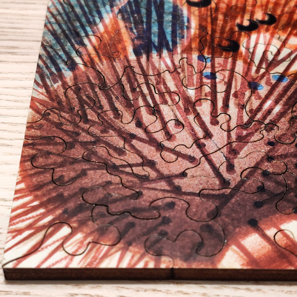 Liberty Puzzle Classic Wooden Jigsaw Puzzle Great Barrier Reef Silver Ed 129 pcs - Picture 13 of 16